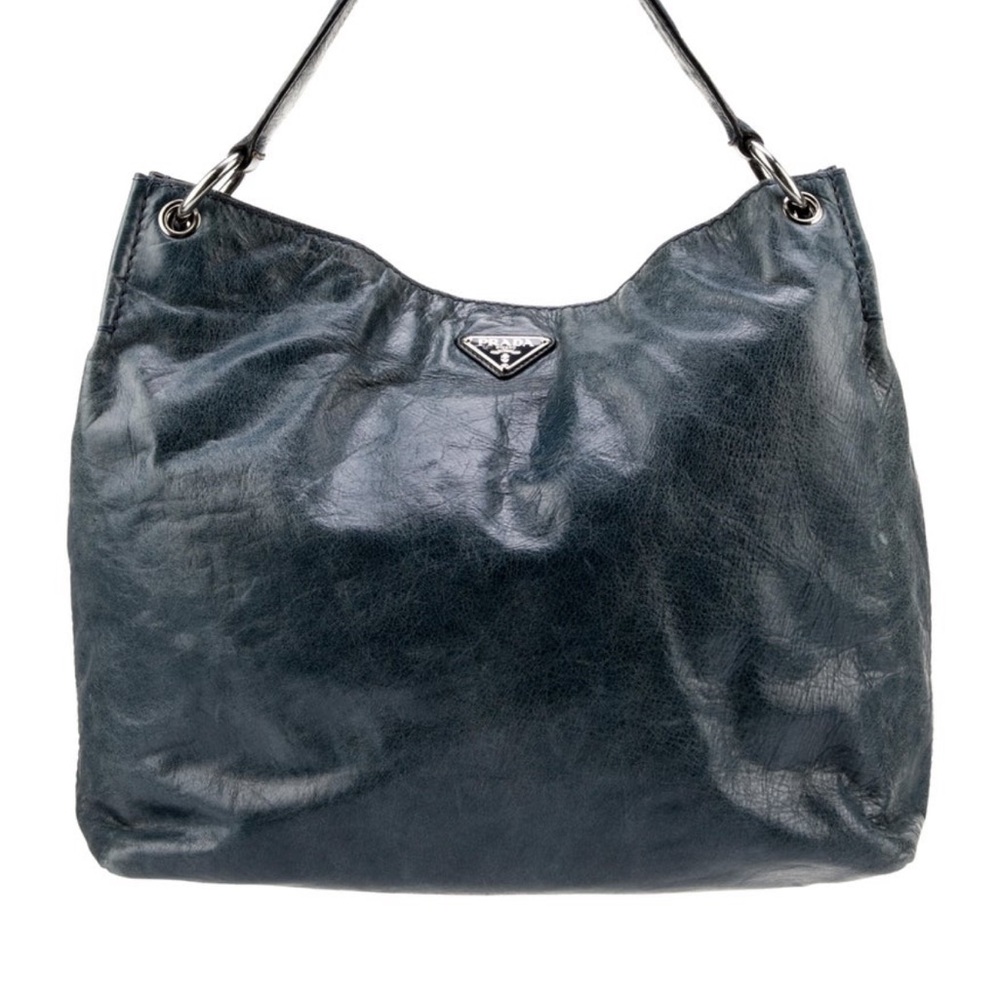 Prada Leather Hobo Bag